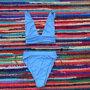 RIOT SWIM 💙🌊🦋 bikini. I cannot express enough how soft this material is ☁️